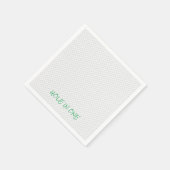 一文字おもしろいゴルフボール引退のゴルフ穴 スタンダードカクテルナプキン (角)