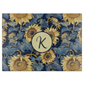 一文字のひまわり カッティングボード (正面)