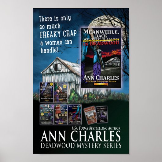 一方で、アン・チャールズによる『Back in Deadwood』のポスター ポスター (正面)