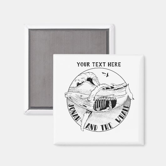 一方のバイブルアートのジョナ マグネット (正面/裏面)