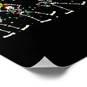 一方の放射線学のクリスマスライトクリスマスR ポスター (角)