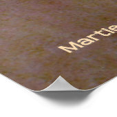 一方の端で/もう一方の端で – ポスターをパーソナライズ ポスター (角)