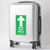 一方向の矢印フロアマーカー シール (スーツケース)