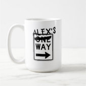 一方向カスタマイズ可能なコーヒーマグ コーヒーマグカップ (左)