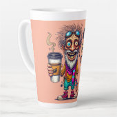 "一方向コーヒー"醜いラテマグカップ カフェラテマグ (左アングル)