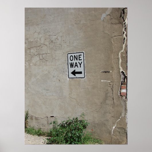 一方向 ポスター (正面)