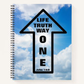 一方向、真実、生命手帳 ノートブック (正面)