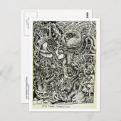 一方的な競争、ブライアン・ベンソン ポストカード (正面/裏面)