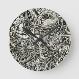 一方的な競争 ラウンド壁時計