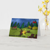 一方@ Boot Camp Teesカーおもしろいドのギフトなど カード (黄色い花)