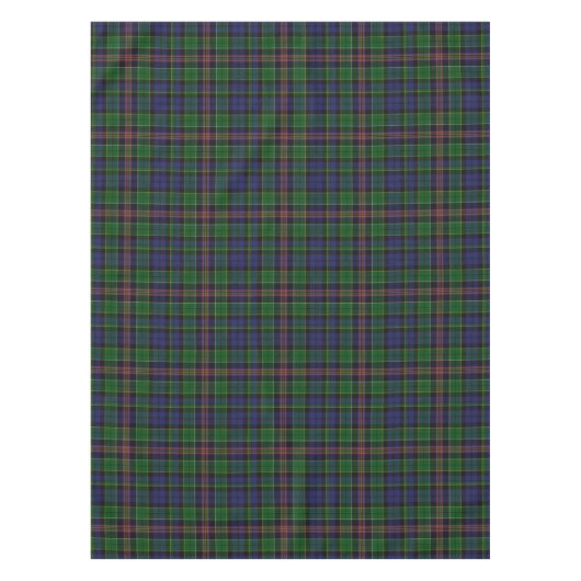 一族のアリソンのタータンチェック格子縞のテーブルクロス テーブルクロス (正面)