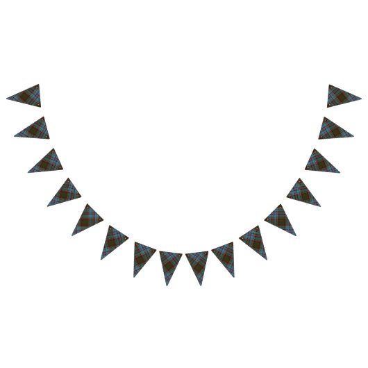 一族のアンダーソンのスコットランドのタータンチェック バンティングフラッグ (全)