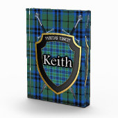 一族のキースのスコットランドのタータンチェック フォトブロック (右)