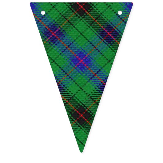 一族のデイヴィッドソンのスコットランドのタータンチェック バンティングフラッグ (第2の旗)