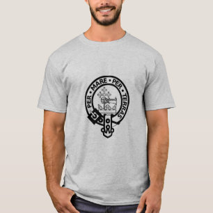 一族のドナルドのスコットランドのタータンチェックおよび頂上 Tシャツ