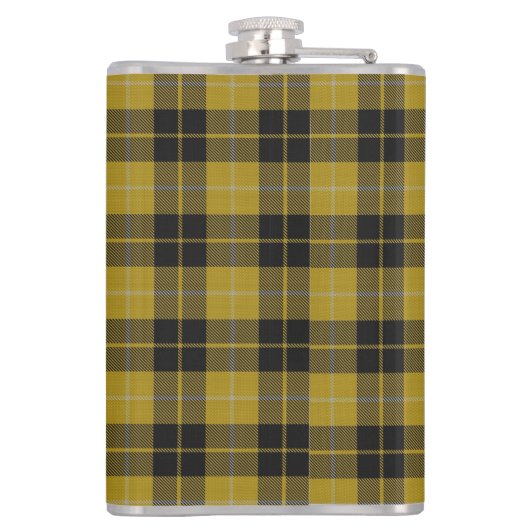 一族のバークレイの服のタータンチェックの古いスコットランドのフラスコ フラスク (裏面)