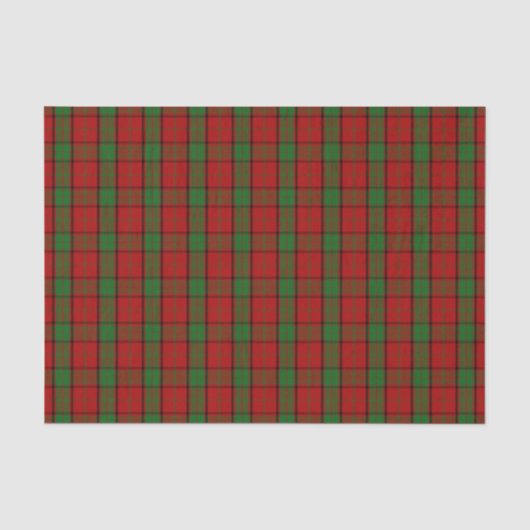 一族のマックスウェルのタータンチェック 薄葉紙 (正面)