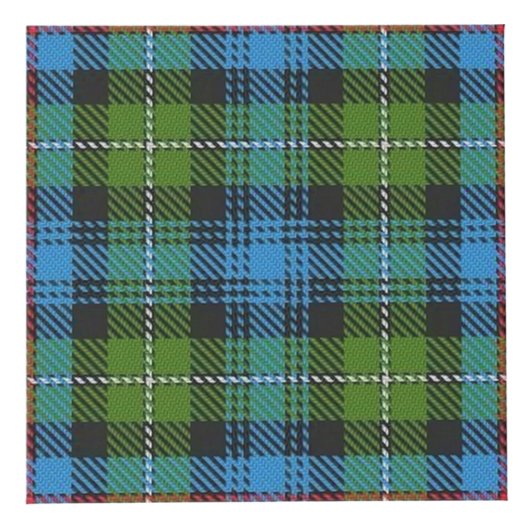 一族のマッケンジーのタータンチェックの家の天恵 フォトキューブ (右)
