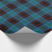 一族の家のタータンチェック ラッピングペーパー (角)