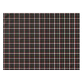 一族の黒いタータンチェック テーブルクロス (正面(横))