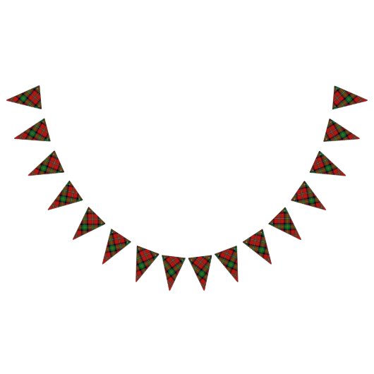 一族のBoydのスコットランドのタータンチェック バンティングフラッグ (全)