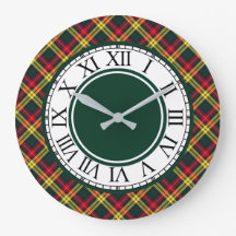 一族のBuchananのタータンチェックのボーダー