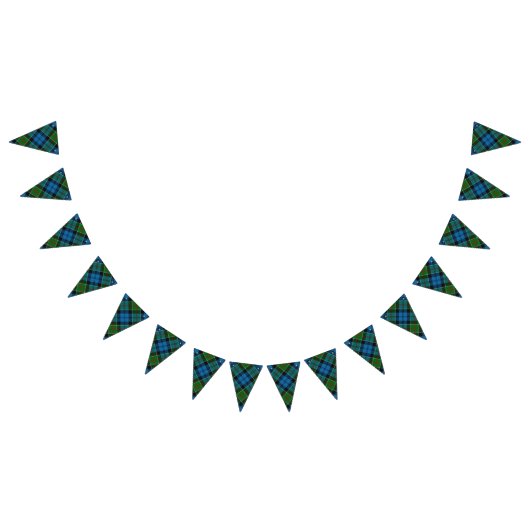 一族のColquhounのスコットランドのタータンチェック バンティングフラッグ (全)