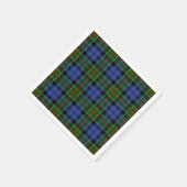 一族のColquhounのタータンチェック スタンダードカクテルナプキン (角)