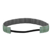 一族のCurrieのタータンチェック格子縞のヘッドバンド アスレチックヘッドバンド (裏面)