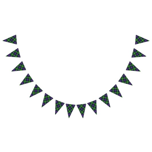 一族のFarquharsonのスコットランドのタータンチェック バンティングフラッグ (全)