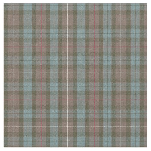 一族のFraserの古代狩りのタータンチェック ファブリック (クローズアップ)