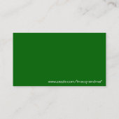 一族のGregorの名刺はあなたのinforにカスタマイズ 名刺 (裏面)