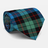 一族のGuthrieのタータンチェック ネクタイ (ロール)
