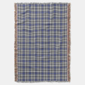 一族のHannayのスコットランドのタータンチェック スローブランケット (正面縦)