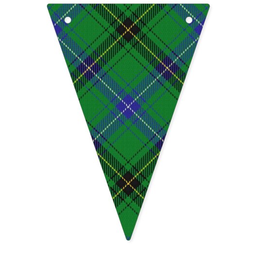 一族のHendersonのスコットランドのタータンチェック バンティングフラッグ (第3の旗)