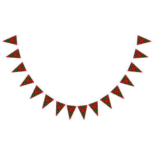 一族のKerrのスコットランドのタータンチェック バンティングフラッグ (全)