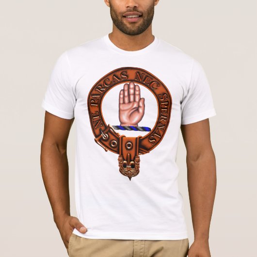 一族のLamont家紋およびTarge Tシャツ (正面)