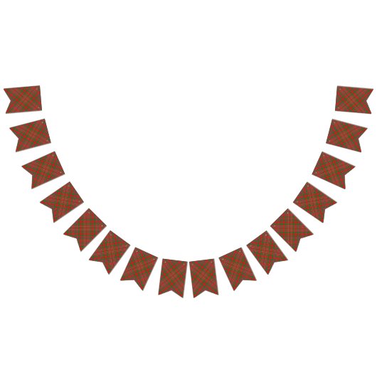 一族のMacAlisterのスコットランドのタータンチェック バンティングフラッグ (全)