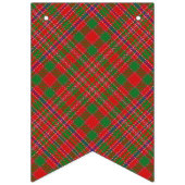 一族のMacAlisterのスコットランドのタータンチェック バンティングフラッグ (第1の旗)