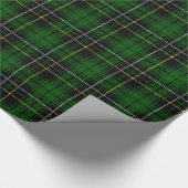 一族のMacAlpineのタータンチェック ラッピングペーパー (角)