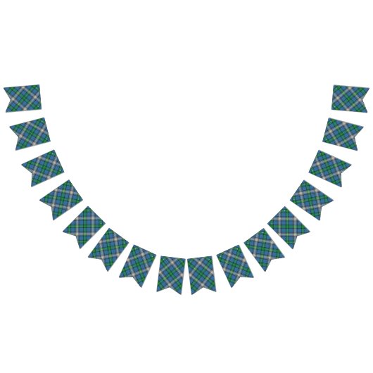 一族のMacDowallのスコットランドのタータンチェック バンティングフラッグ (全)
