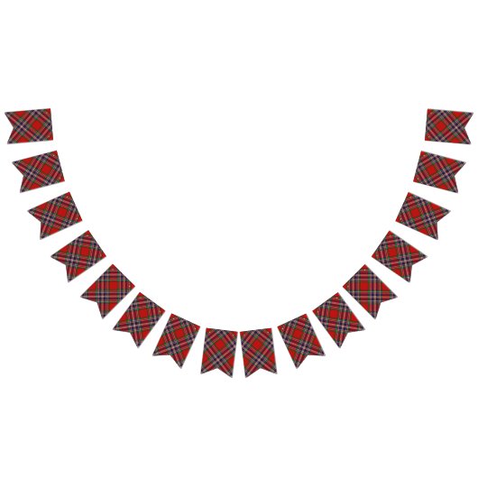 一族のMacFarlaneのスコットランドのタータンチェック バンティングフラッグ (全)