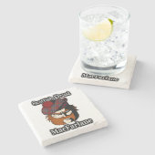 一族のMacFarlaneのスコットランドの誇りを持ったなタータンチェック ストーンコースター (横)