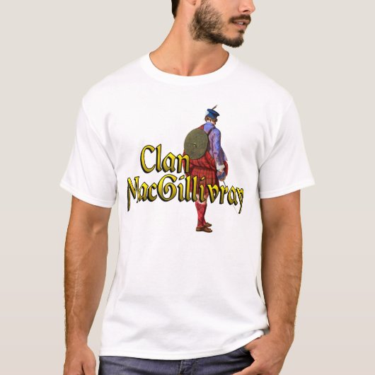 一族のMacGillivrayの高地のゲームのワイシャツ Tシャツ (正面)