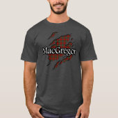 一族のMacGregorのタータンチェックの精神のワイシャツ Tシャツ (正面)