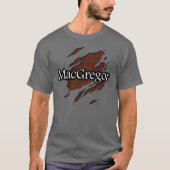 一族のMacGregorのタータンチェックの精神のワイシャツ Tシャツ (正面)