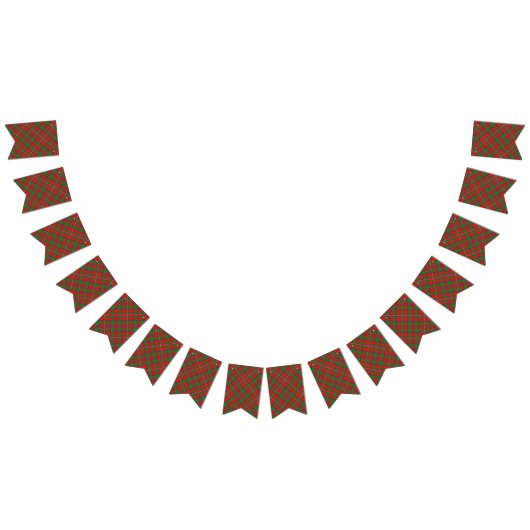 一族のMacKinnonのスコットランドのタータンチェック バンティングフラッグ (全)