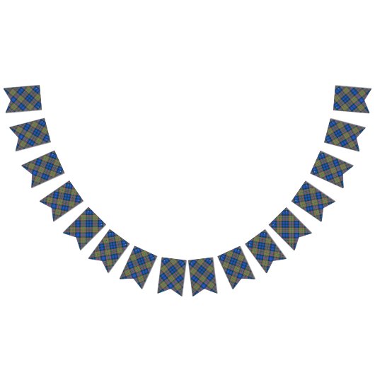 一族のMacLellanのスコットランドのタータンチェック バンティングフラッグ (全)