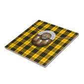 一族のMacLeodのタータンチェックおよびSporran タイル (側面)