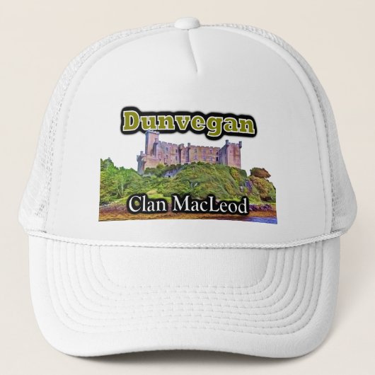 一族のMacLeodスコットランドのDunveganの城 キャップ (正面)